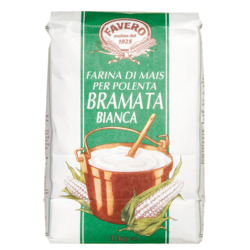Weiße Polenta, grob gemahlen von Favero, Maisgrieß, 1.000 g