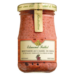 Moutarde au cassis de Dijon von Fallot, Dijonsenf mit Cassis aromatisiert, 105 g