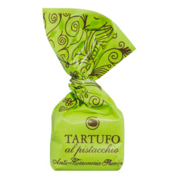 Tartufi dolci al pistacchio von Antica Torroneria Piemontese, Schokoladentrüffel mit Pistazien, lose, 1.000 g