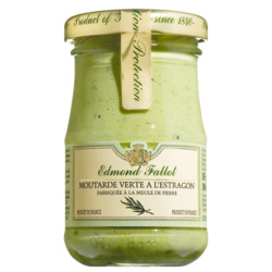 Moutarde verte à l'estragon von Fallot, Dijonsenf mit Estragon aromatisiert, 105 g