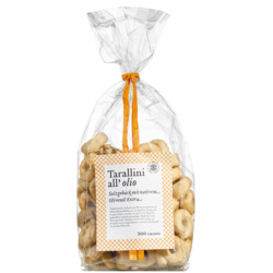 Tarallini all'olio von Viani, Salzgebäck mit nativem Olivenöl extra, 300 g