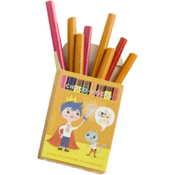 Schokostifte Mini von Simón Coll, Vollmilchschokolade, Display, 45 x 20 g