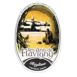 Anisbonbons mit Lakritz von Les Anis de Flavigny, Display, 12 x 50 g