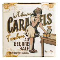 Caramels au beurre salé, Box von La Maison d'Armorine, Karamellbonbon mit gesalzener Butter, 50 g