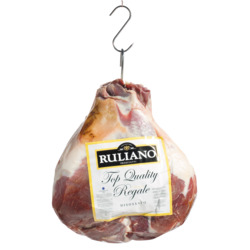 Parmaschinken DOP ,Pelatello‘ von Ruliano, luftgetrockneter Schinken, 16-18 Monate gereift, entbeint und ohne Schwarte, ca. 5 kg