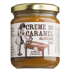 Creme de caramel au beurre salé von La Maison d'Armorine, Creme aus Karamell mit Salzbutter, 220 g