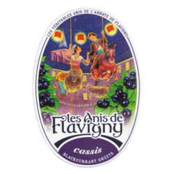 Anisbonbons mit Cassis von Les Anis de Flavigny, Display, 12 x 50 g