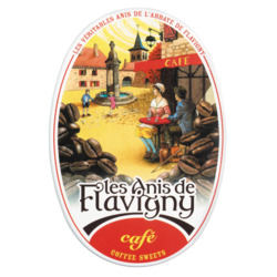 Anisbonbons mit Café von Les Anis de Flavigny, Display, 12 x 50 g