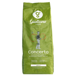 Concerto Espressobohnen von Giuliano, 70% Arabica, 30% Robusta, 1.000 g