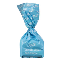 Tartufi dolci con amaretti von Viani, Dunkle Schokoladentrüffel mit Amaretti und Piemont Haselnüssen, 1.000 g
