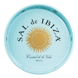 Kellnertablett Sal de Ibiza von Sal de Ibiza, Rundes Tablett aus Blech, Durchmesser: 33 cm