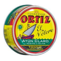 Gelbflossen-Thunfisch in Olivenöl von Ortiz, Atun Claro, 250 g