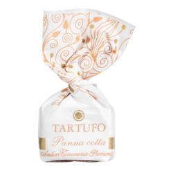Tartufi dolci panna cotta von Antica Torroneria Piemontese, Weiße Schokoladentrüffel mit Creme, lose, 1.000 g