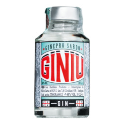Giniu, mini von Silvio Carta, Gin aus Vernacciatrauben, mini, 0,1 l
