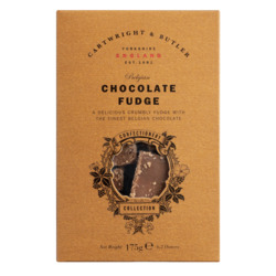 Chocolate Fudge von Cartwright & Butler, Weichkaramell mit Schokolade, 175 g