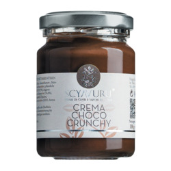Crema Choco Crunchy von Scyavuru, Süße Schokoladencreme, knusprig, 100 g
