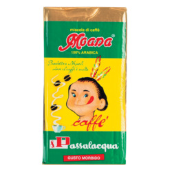 Moana Espresso, gemahlen von Passalacqua, 100% Arabica, 250 g