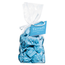 Tartufi dolci con amaretti von Viani, Dunkle Schokoladentrüffel mit Amaretti und Piemont Haselnüssen, 200 g