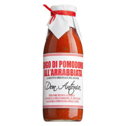 Sugo all’arrabbiata von Don Antonio, Scharfe Tomatensauce mit Chili, 480 ml