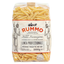 Penne Rigate N°66 von Rummo, Hartweizengrießnudeln, 1 kg