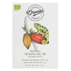 Zartbitterschokolade Single Origin Madagascar, Bio von Chocolate Orgániko, 65% Kakao, 50 g