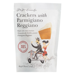 Cracker mit Parmesan von The Fine Cheese Company, Crackers with Parmigiano Reggiano, 45 g