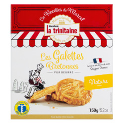 Bretonische Butterkekse von La Trinitaine, Galettes pur beurre, 150 g