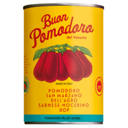 Geschälte San Marzano Tomaten DOP von Il pomodoro più buono, Pomodoro Pelato San Marzano , 400 g