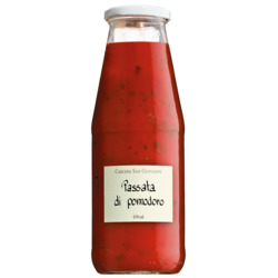 Passierte Tomaten mit Basilikum von Cascina San Giovanni, Passata di pomodoro, 670 ml