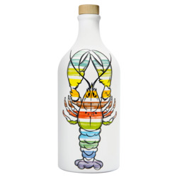 Natives Olivenöl extra 'Lobster', Tonkrug von Muraglia, Monocultivar Peranzana aus Apulien, mittelfruchtig, 500 ml