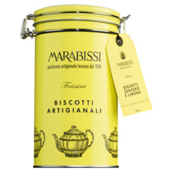 Gebäck mit Zitrone und Ingwer von Pasticceria Marabissi, Biscotti al limone e zenzero, 200 g