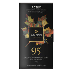 Zartbitterschokolade ,Acero 95‘ von Amedei, Le Tavolette, 95% Kakao, 50 g