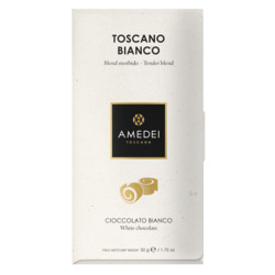Weiße Schokolade ,Toscano Bianco' von Amedei, Le Tavolette, 29% Kakao, 50 g