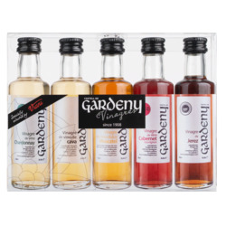 Geschenkset Rot- und Weißweinessig von Gardeny, Feine Rot- und Weißweinessig aus Katalonien, 5 x 40 ml