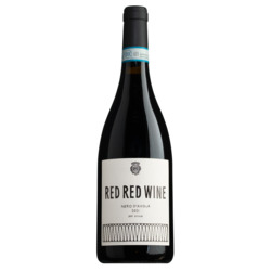 ,Red Red Wine‘ Nero d‘Avola, Terre Siciliane IGP 2019, Bio von Vini Campisi, rot, Holz, 0,75 l
