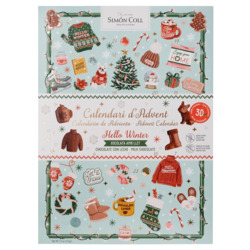 Adventskalender mit Vollmilchfiguren von Simón Coll, Calendario de Adviento, 216 g