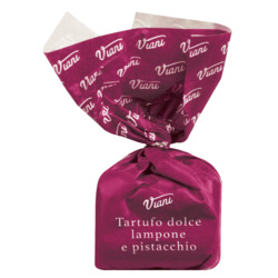 Tartufi dolci lampone e pistacchio, lose