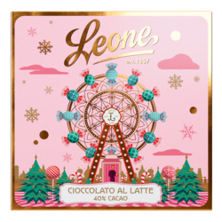 Grußkarte Candyland Riesenrad, 40% Kakao