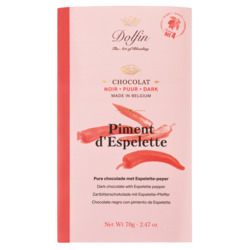 Zartbitterschokolade mit Piment d'Espelette