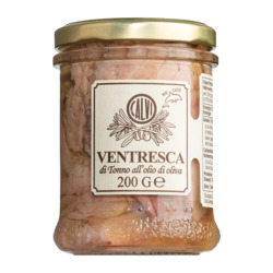 Thunfischbauchfleisch in Olivenöl