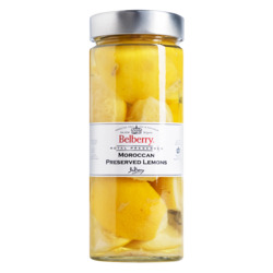 Marokkanische Salzzitronen von Belberry, In Salzlake eingelegte Zitronen, 625 g