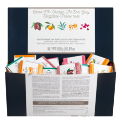 Minitafeln Zartbitter-Selektion, lose von Dolfin, Ca. 400 Napolitains im Display, 1.800 g