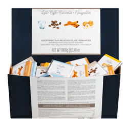 Minitafeln Vollmilch-Selektion, lose von Dolfin, Ca. 400 Napolitains im Display, 1.800 g