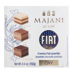 Dadino Fiat Mix, 3 Sorten von Majani, Box mit 18 Fiat Mix Cremini, 182 g