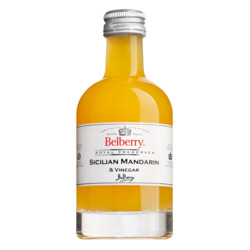 Sicilian Mandarin Vinegar von Belberry, Essig mit sizilianischen Mandarinen, 200 ml